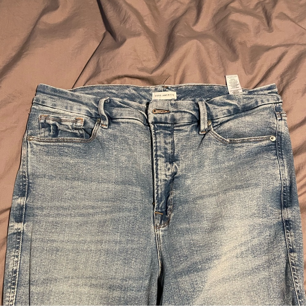 Good American Good Curve High Waist Denim Jeans, Size 16 - Picture 5 of 7